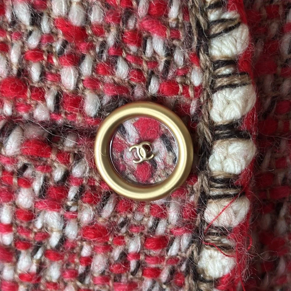 CHANEL wool tweed suit